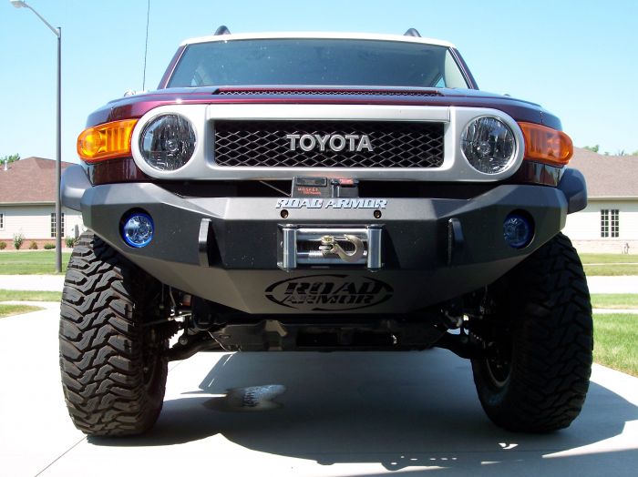 Road Armor 06-14 Toyota FJ Cruiser Stealth Front Winch Bumper - Tex Blk