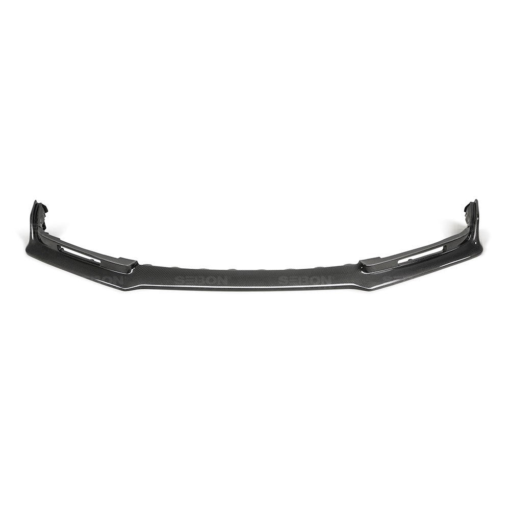 Seibon 2017 Honda Civic Type-R TA-Style Gloss Carbon Fiber Front Bumper Lip - 0