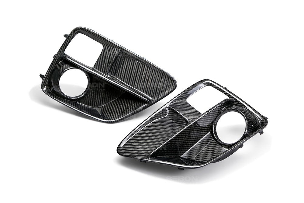 CARBON FIBER FOG LIGHT SURROUND FOR 2015-2017 SUBARU WRX / STI