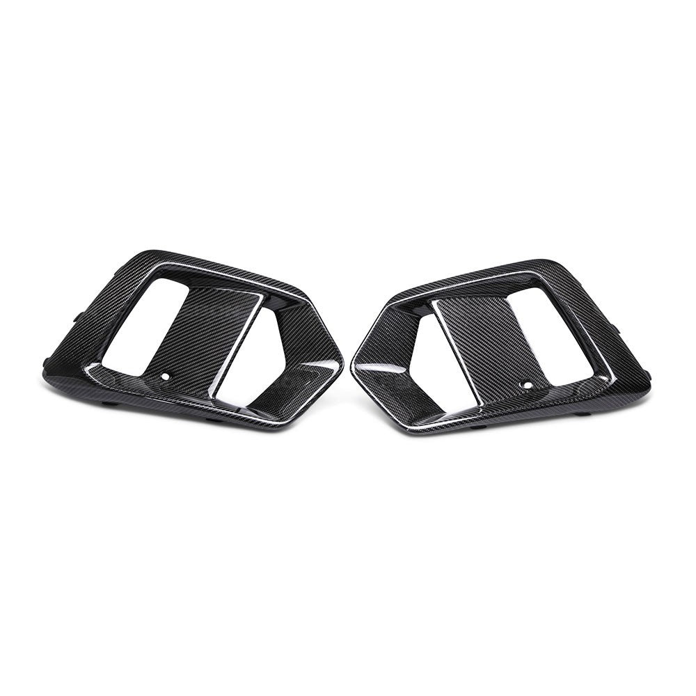 Seibon 16-18 Ford Focus RS Carbon Fiber Fog Light Surrounds - 0