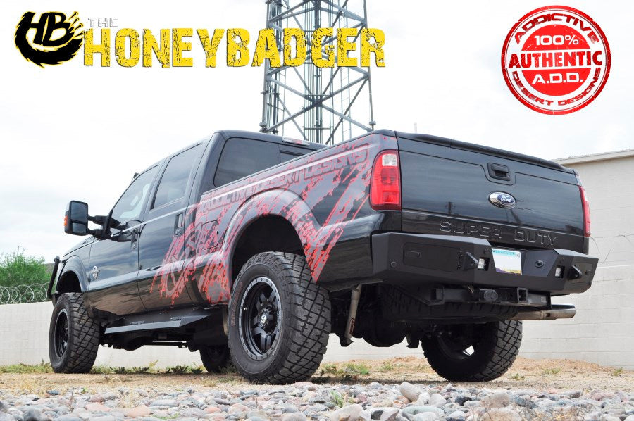 1999 - 2016 Ford F-250/350 HoneyBadger Rear Bumper - 0