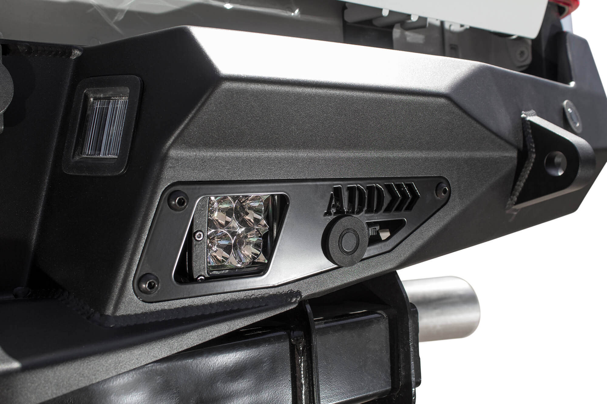 Addictive Desert Designs 17-18 Ford F-250 Raptor Stealth Fighter Rear Bumper w/ Backup Sensor Cutout