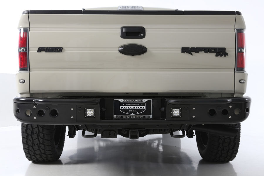 Addictive Desert Designs 10-14 Ford F-150 Raptor Venom Rear Bumper w/ Backup Sensor Cutouts - 0