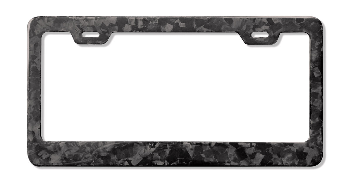 Real Forged Composite Carbon Fiber License Plate Frame