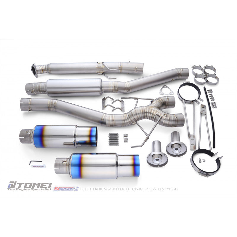 FULL TITANIUM MUFFLER KIT EXPREME TI CIVIC TYPE-R FL5 TYPE-D