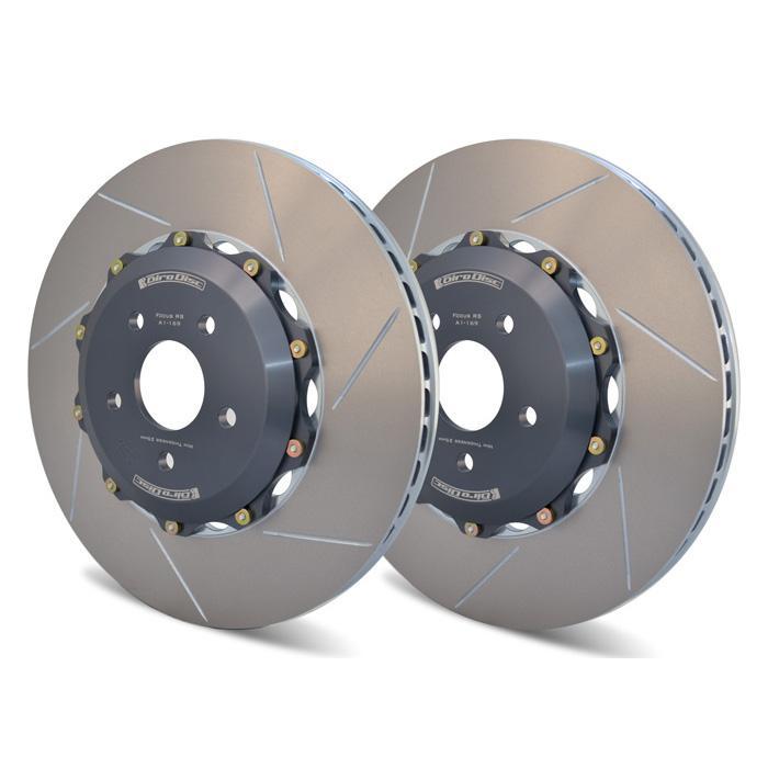 GiroDisc Rear Slotted Rotors | 2015-2021 Volkswagen Golf R Mk7