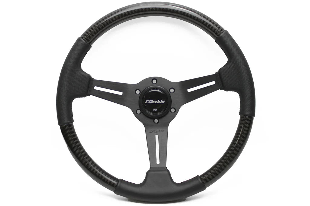 GReddy Sport Carbon/Leather Steering Wheel (16600007)