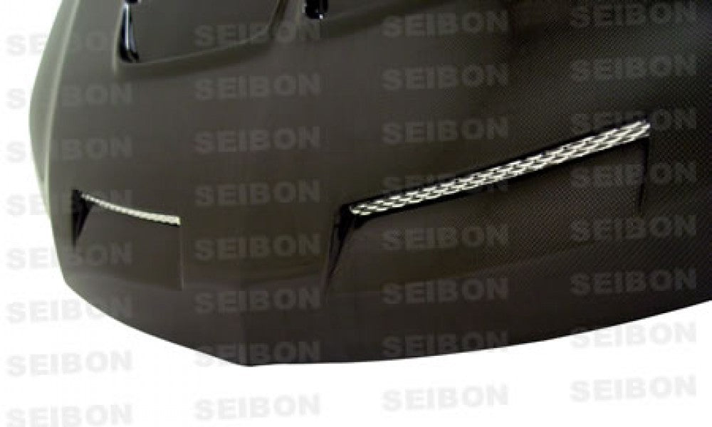 Seibon 03-07 Mitsubishi Evo 8 & 9 TSII Carbon Fiber Hood - 0