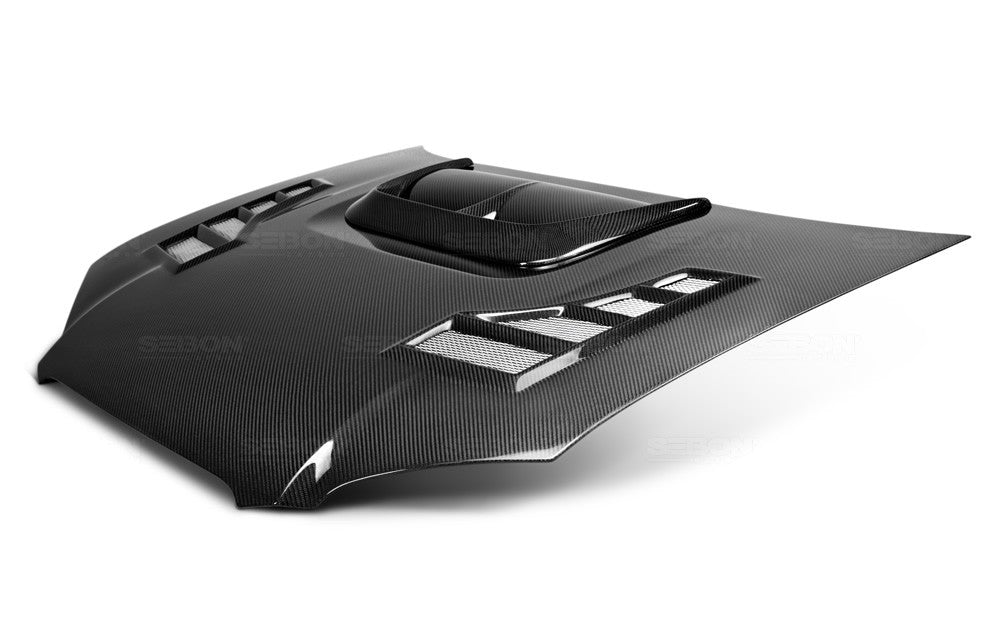 Seibon 04-05 Subaru WRX/STi CW Carbon Fiber Hood - 0