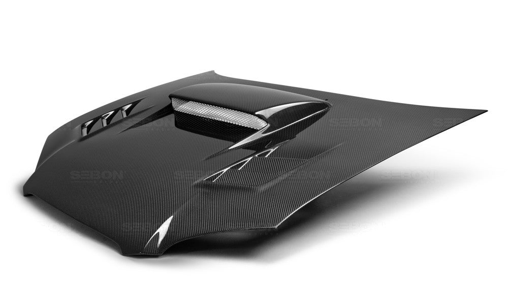 Seibon 04-05 Subaru WRX/STi CWII Carbon Fiber Hood - 0