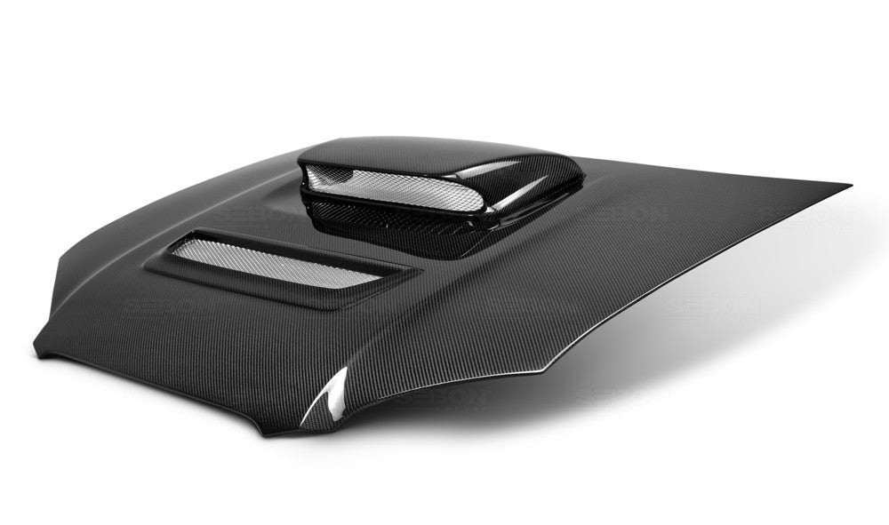 Seibon 04-05 Subaru WRX/STi RC Carbon Fiber Hood - 0