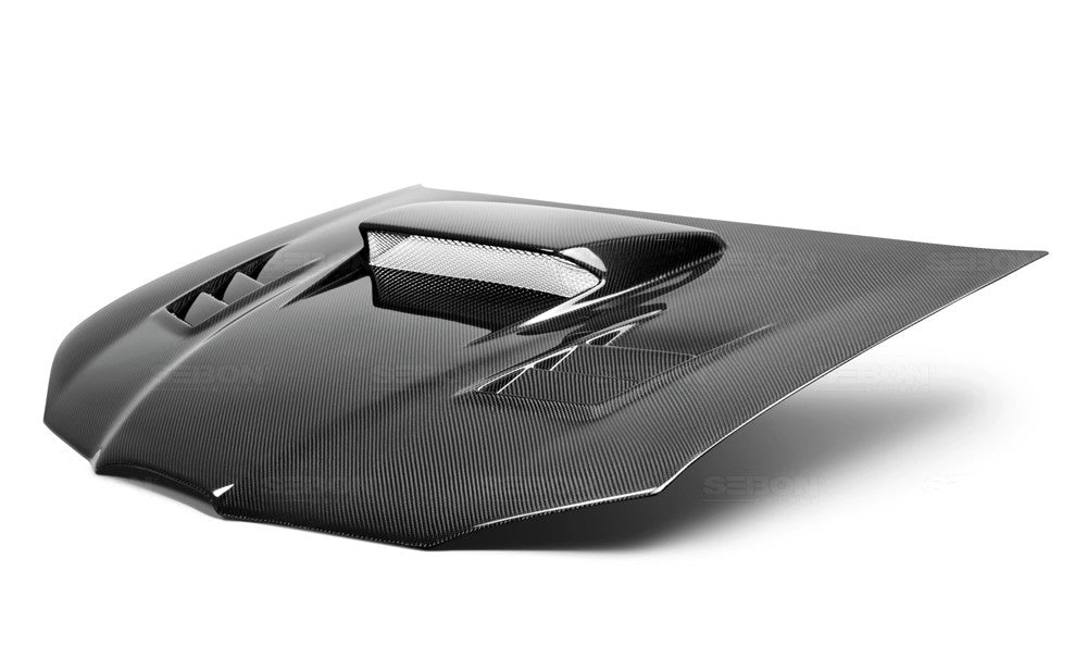 CWII-STYLE CARBON FIBER HOOD FOR 2006-2007 SUBARU IMPREZA / WRX / STI - 0