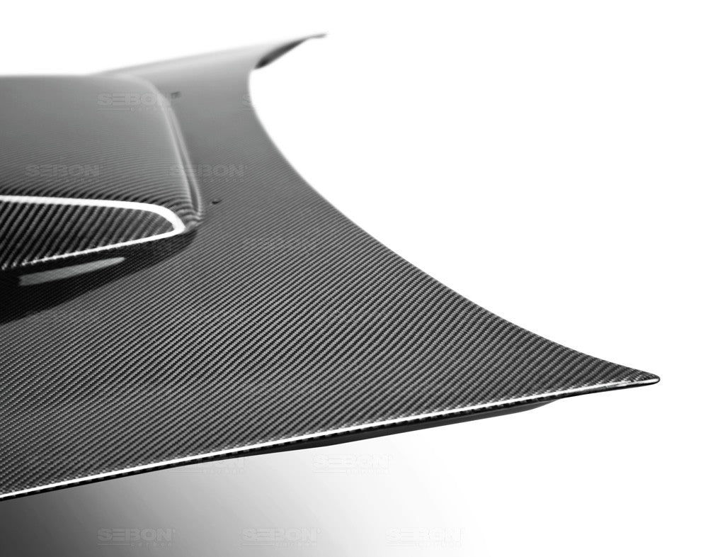 CWII-STYLE CARBON FIBER HOOD FOR 2006-2007 SUBARU IMPREZA / WRX / STI