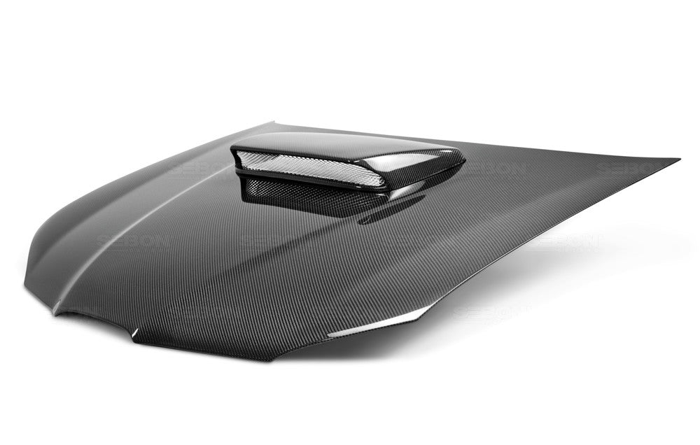 Seibon 06-07 Subaru WRX/STi OEM Carbon Fiber Hood - 0