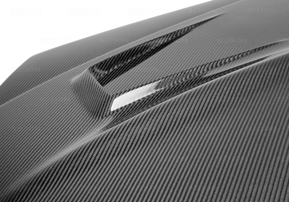 Seibon 08-11 Mercedes-Benz C-Class GT-Style Carbon Fiber Hood - 0