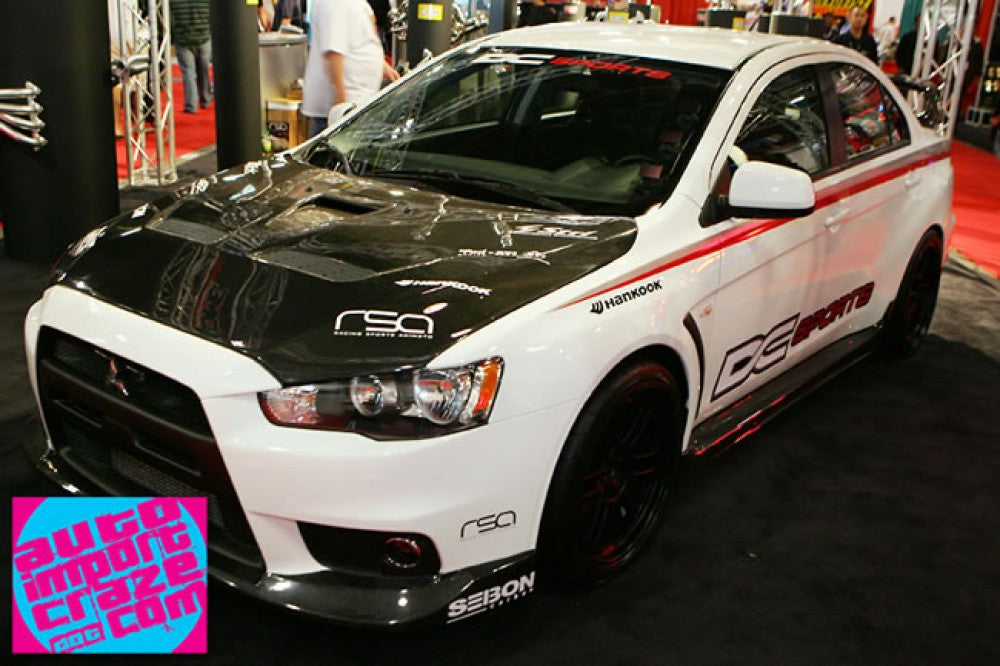 OEM-STYLE CARBON FIBER HOOD FOR 2008-2015 MITSUBISHI LANCER EVO X