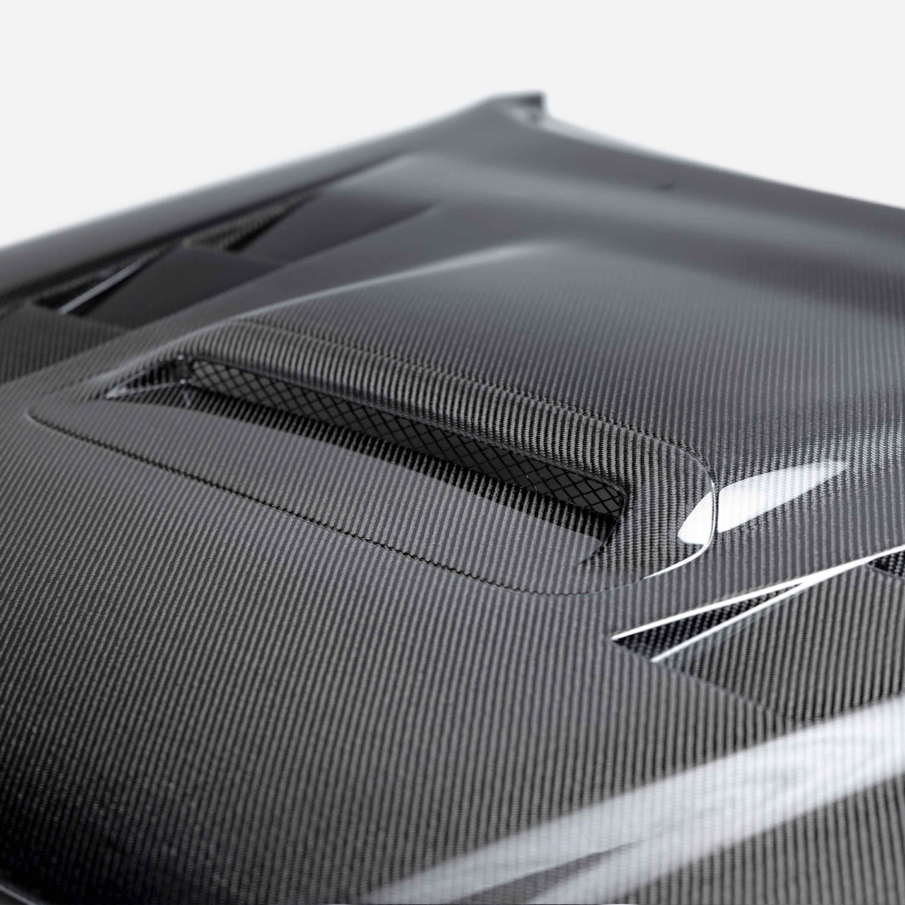 TS-style carbon fiber hood for 2012-2015 Toyota Tacoma