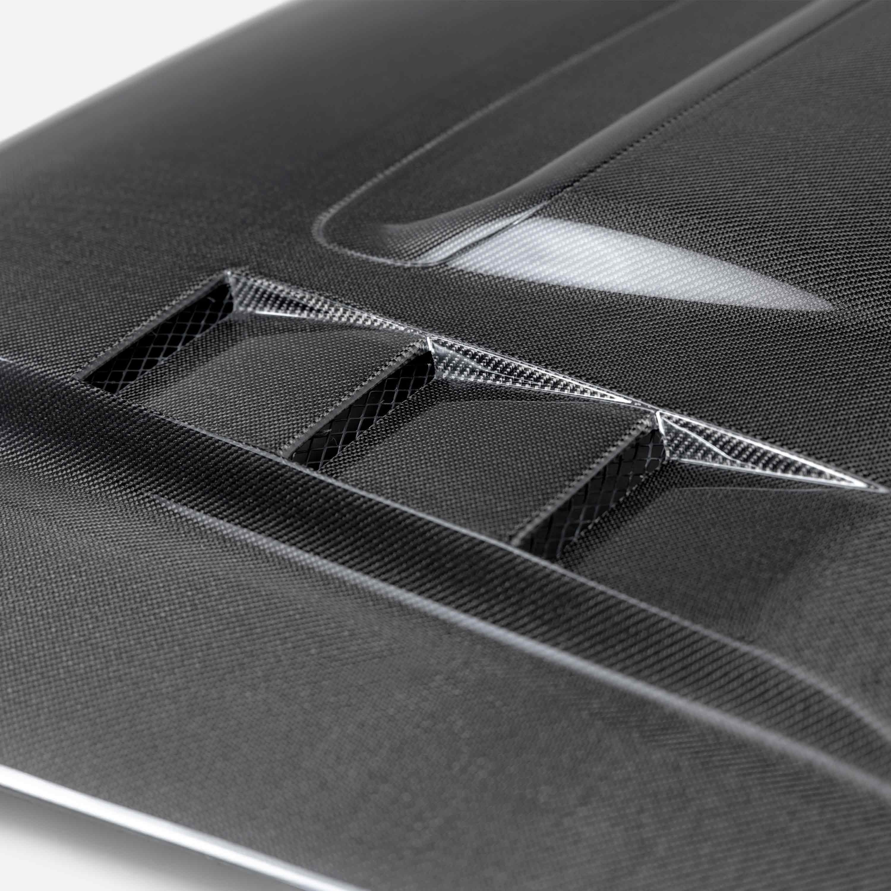 TS-style carbon fiber hood for 2012-2015 Toyota Tacoma