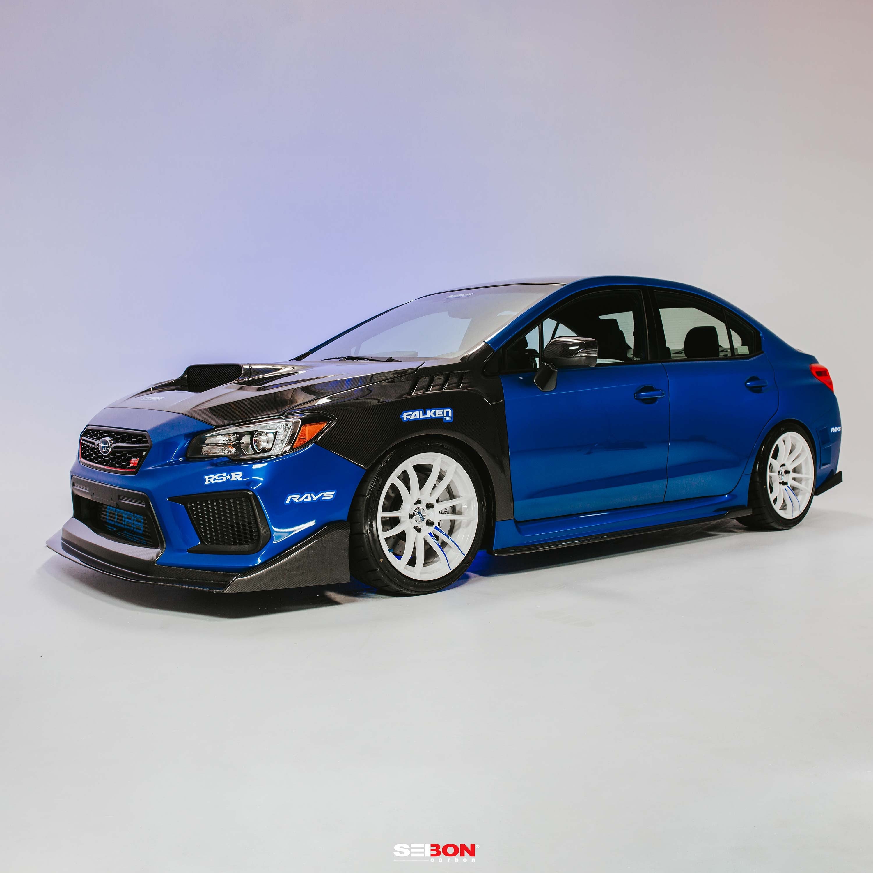 VS-Style Carbon Fiber Hood For 2015-2021 Subaru WRX/STi