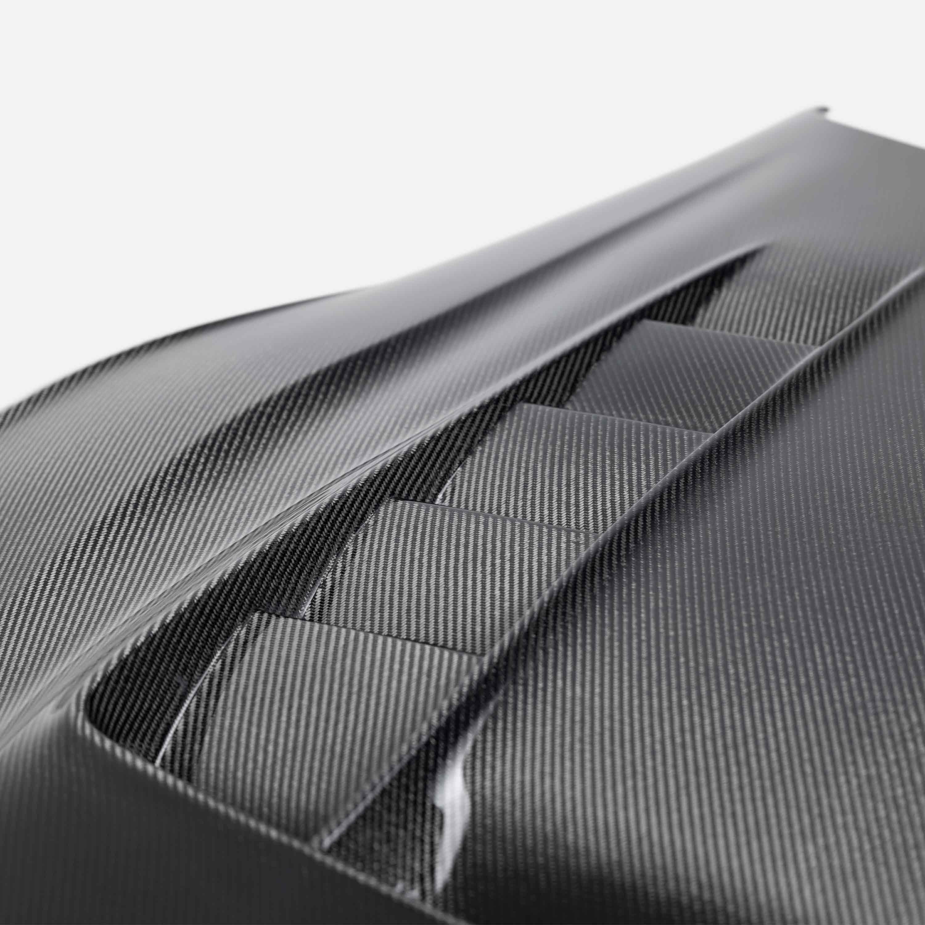 TV-style double sided carbon fiber hood for 2020-2024 Toyota GR Supra