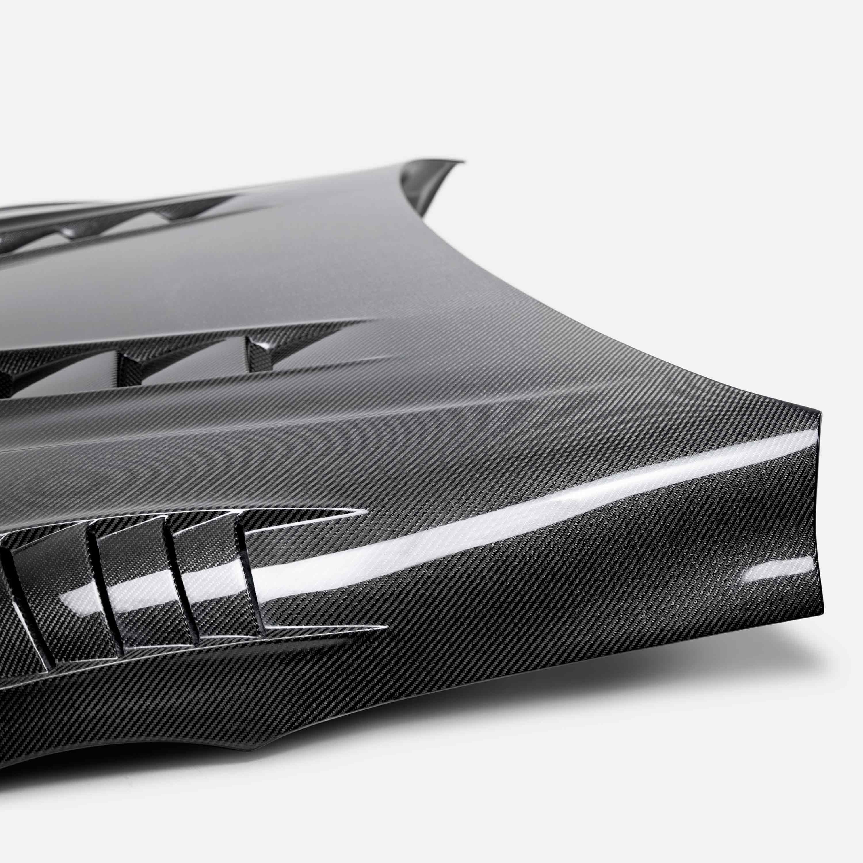 TV-style double sided carbon fiber hood for 2020-2024 Toyota GR Supra