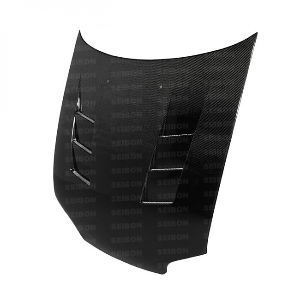 Seibon 92-95 Honda Civic 2DR/3DR TS-Style Carbon Fiber Hood - 0