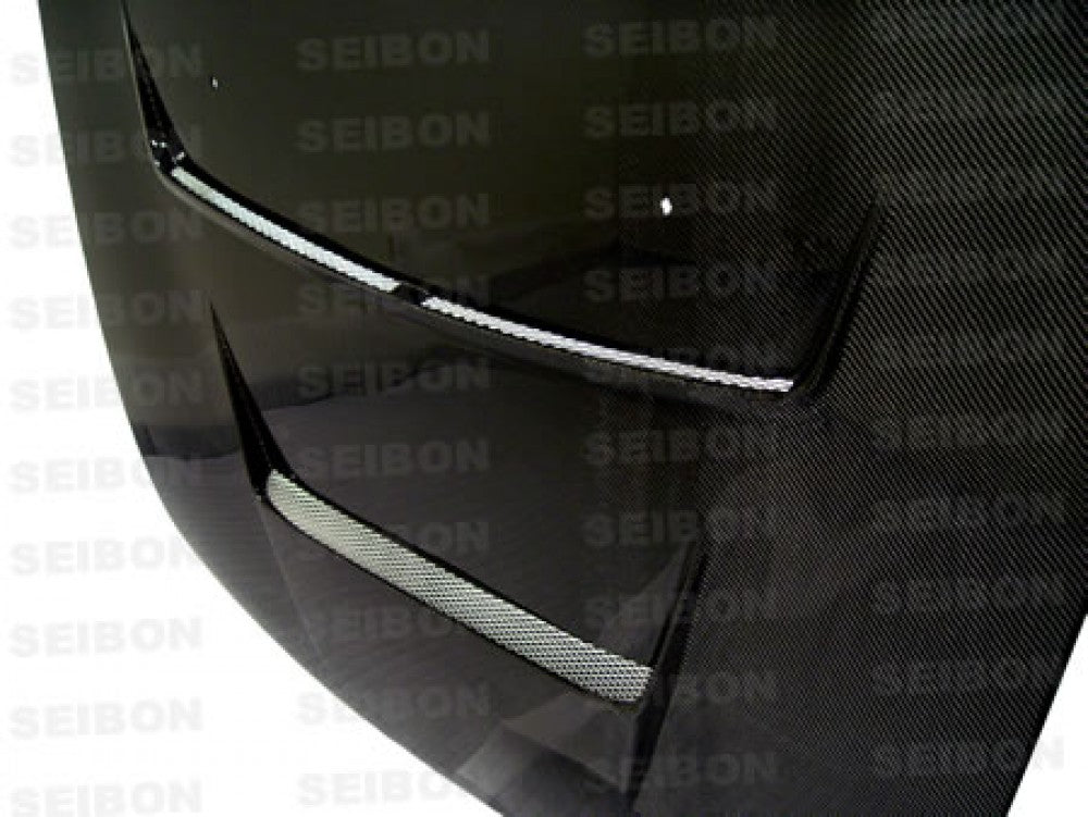 Seibon 95-96 Nissan 240sx DV Carbon Fiber Hood - 0