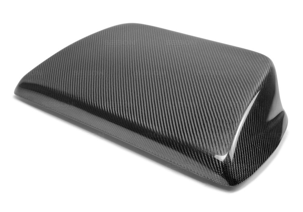 Seibon 02-03 Subaru WRX STi Carbon Fiber Hood Scoop - Only Fits OEM Hoods (Not Seibon Hoods) - 0