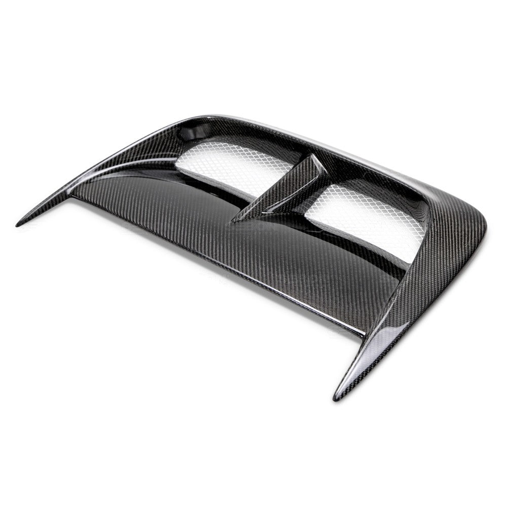 Seibon 04-05 Subaru WRX/STi CW Carbon Fiber Hood Scoop - Only Fits OEM Hoods (Not Seibon Hoods) - 0