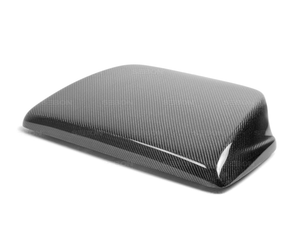 Seibon 04-05 Subaru WRX/STi STi Carbon Fiber Hood Scoop - Only Fits OEM Hoods (Not Seibon Hoods) - 0