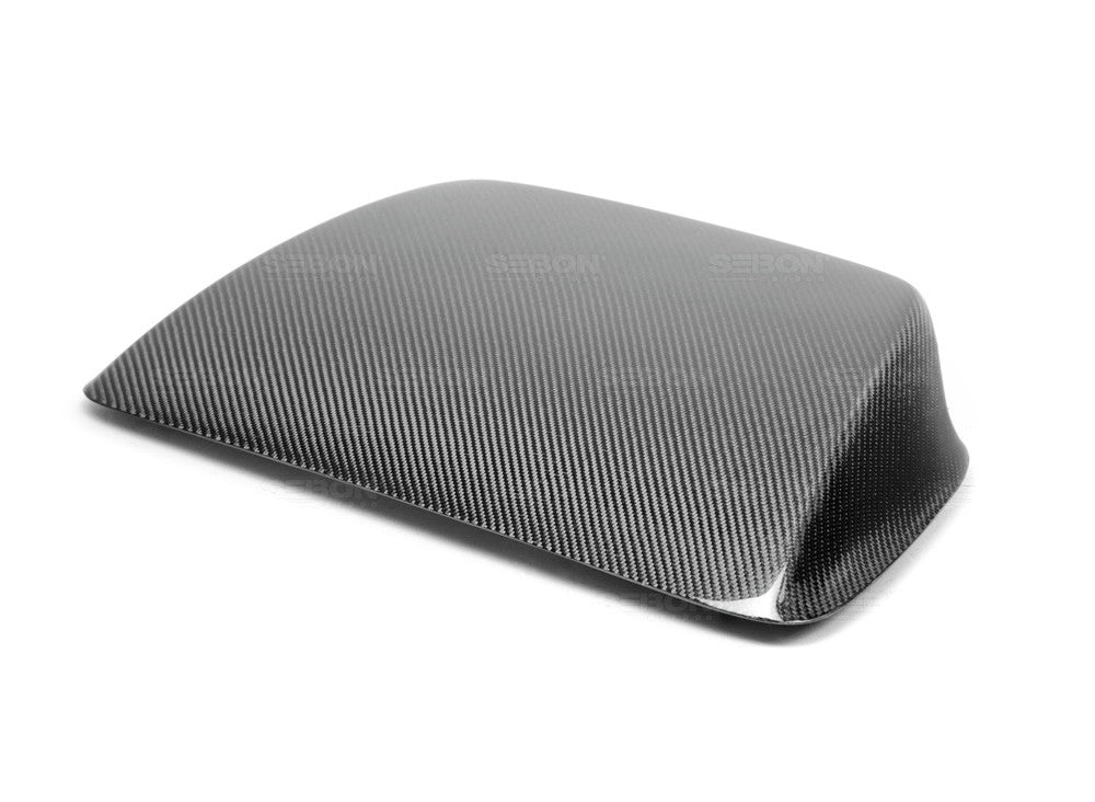 Seibon 06-07 Subaru WRX/STi STi Carbon Fiber Hood Scoop - Only Fits OEM Hoods (Not Seibon Hoods) - 0