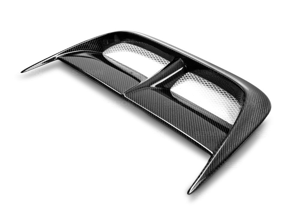 Seibon 98-01 Subaru Impreza CW-Style Carbon Fiber Hood Scoop - Only Fits OEM Hoods (Not Seibon Hood) - 0