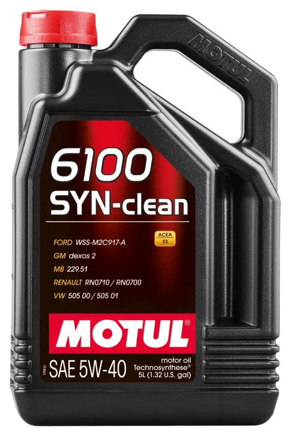 6100 SYN-CLEAN 5W40 (5 LITER) Technosynthese® Engine Oils