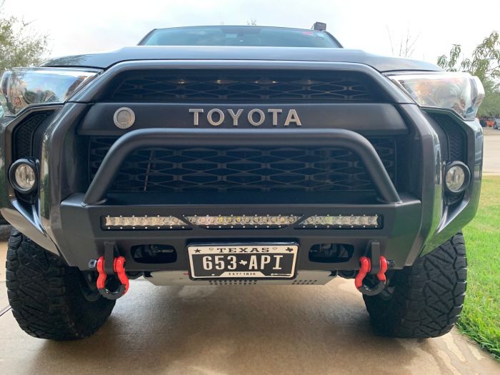 Road Armor 14-20 Toyota 4Runner Stealth Front Low Profile Winch Bumper w/Pre-Runner - Tex Blk - 0