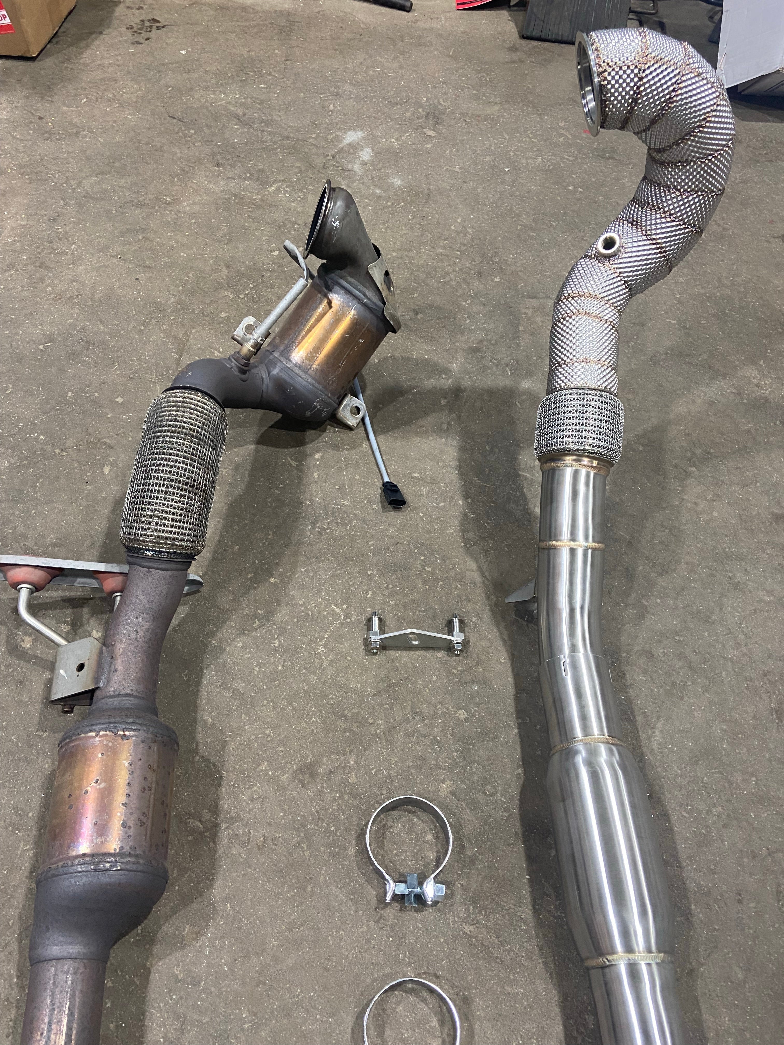 MQB AWD Catless Downpipe MK7 MK7.5 8V 8S