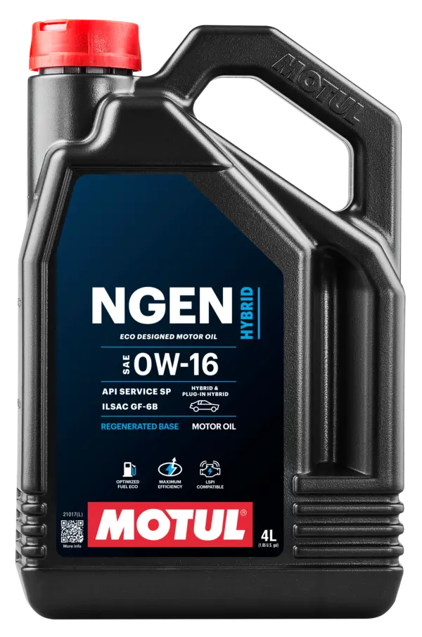 NGEN HYBRID 0W-16 (4 LITER) Hybrid Line - 100% Synthetic