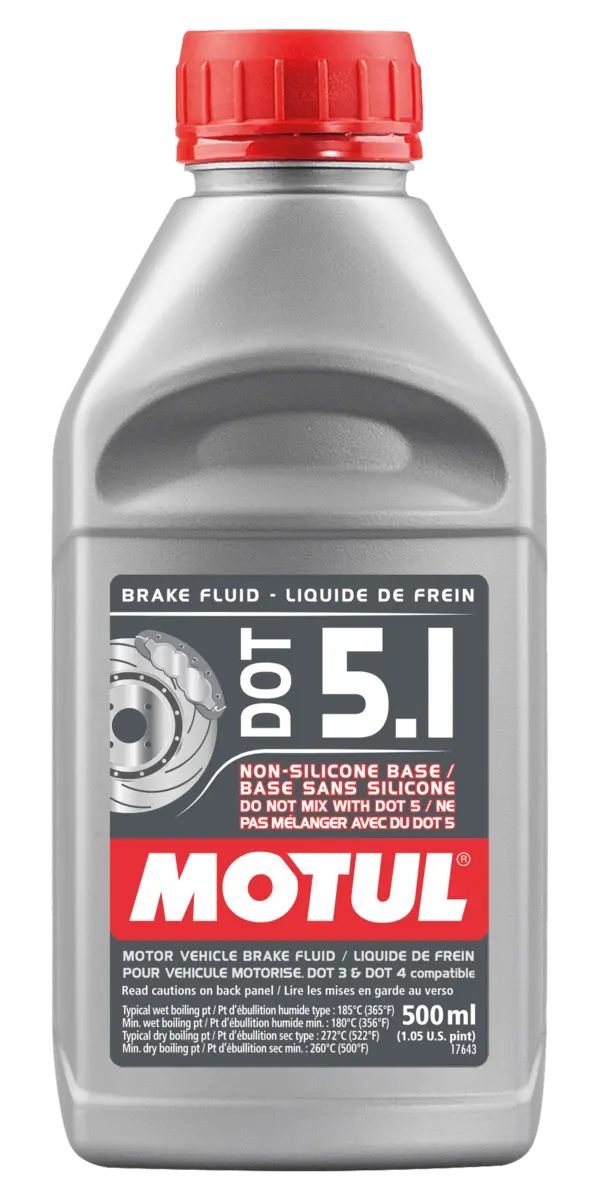 DOT 5.1 500ML  US CAN Performance Brake Fluid (Comes in Case of 12 Units)