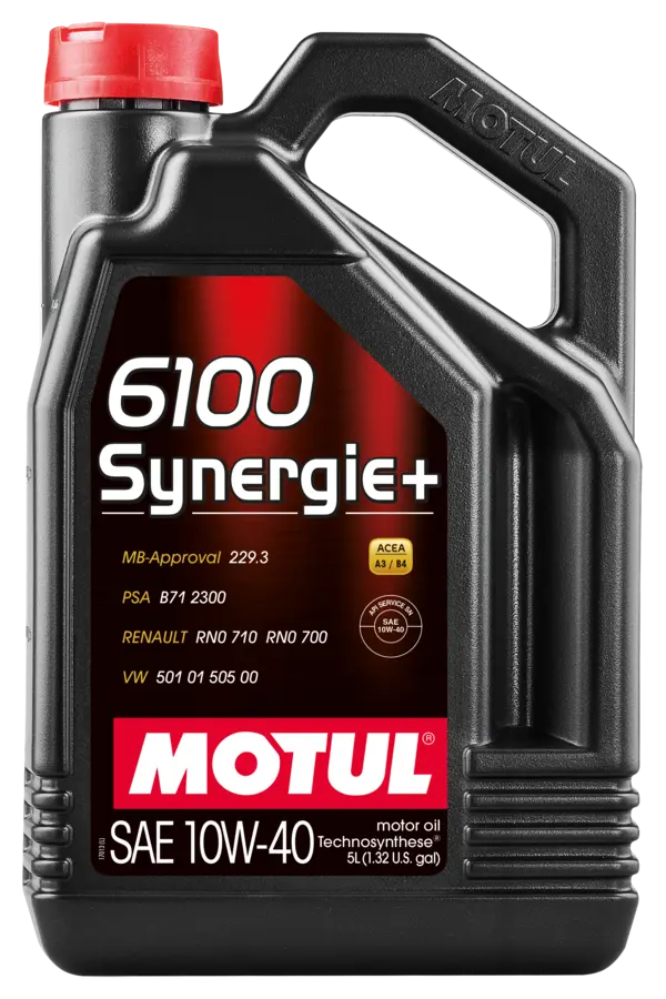 6100 SYNERGIE+ 10W40 (5 LITER) Technosynthese® Engine Oils