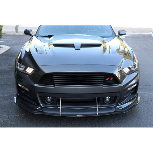 CARBON FIBER Wind Splitter With Rods Roush Mustang 2015-17 - 0