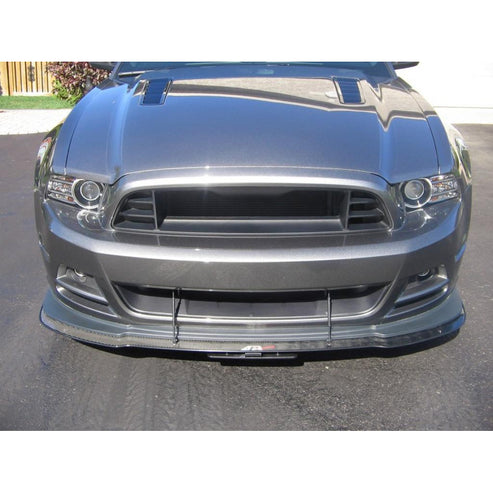 CARBON FIBER Wind Splitter With Rods Mustang California Special 2013-14 - 0