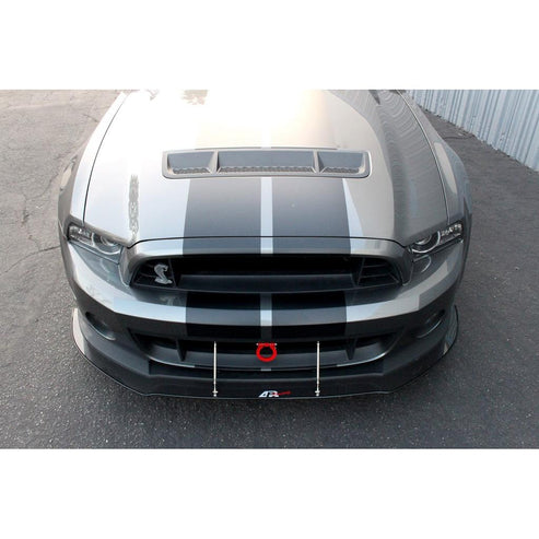 CARBON FIBER Wind Splitter With Rods Shelby GT500 2011-14 - 0