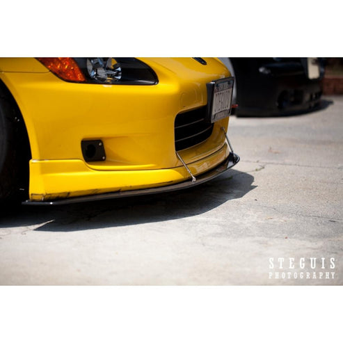 CARBON FIBER Wind Splitter With Rods Honda/S2000 With Factory Lip ( AP1) 2000-20