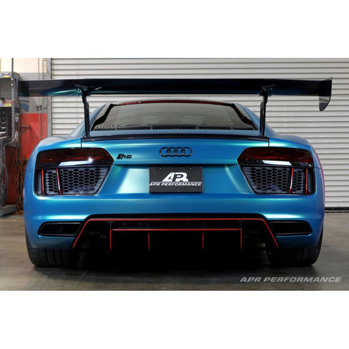 CARBON FIBER GTC-500 Audi R8 74" Spec Wing W/ Carbon Active Spoiler Replacement