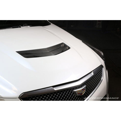 CARBON FIBER Hood Vent Cadilac ATS-V 2015-18 - 0