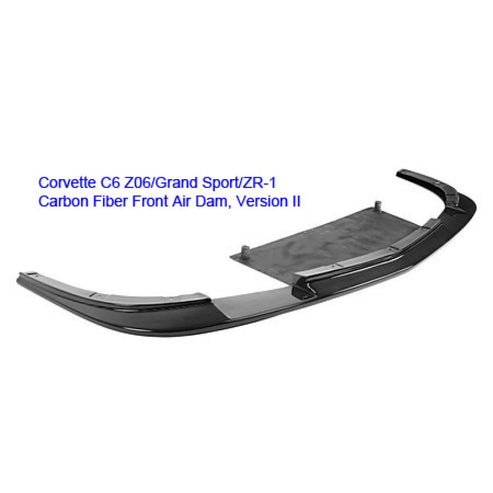 CARBON FIBER Front Airdam Version II Chevrolet Corvette/C6 ZO6.Grand Sport and Z