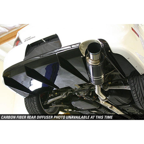 CARBON FIBER Rear Diffuser (Fits USDM Rear Bumper Only) Mitsubishi/EVO 8&9 2003- - 0