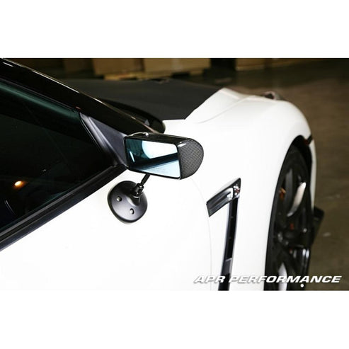 CARBON FIBER Formula 3 Mirror/Black Nissan GTR R35 2009-Up - 0