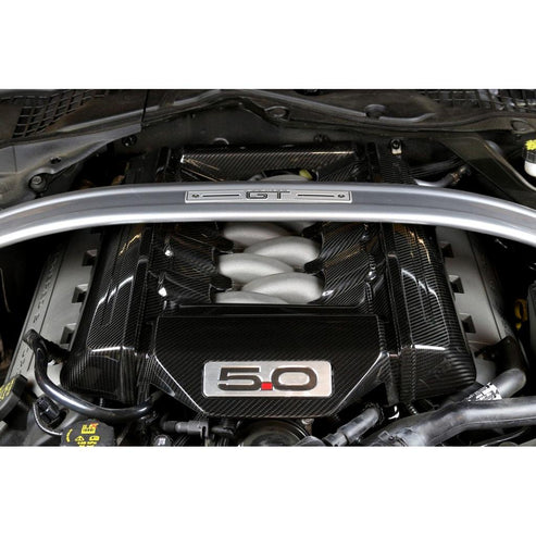 CARBON FIBER Engine Cover 5.0 Ford/Mustang 2015-Up - 0