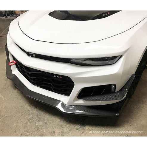 CARBON FIBER Front Bumper Canards 2017-Up Camaro ZL1 2017-Up - 0