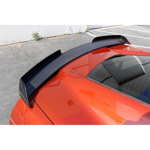 CARBON FIBER Rear Spoiler Track Pack W/O APR Wickerbill Chevrolet/C7 Z06 Corvett - 0